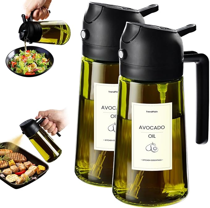 TrendPlain - Original 16oz/470ml Olive Oil Dispenser Bottle by TrendPlain