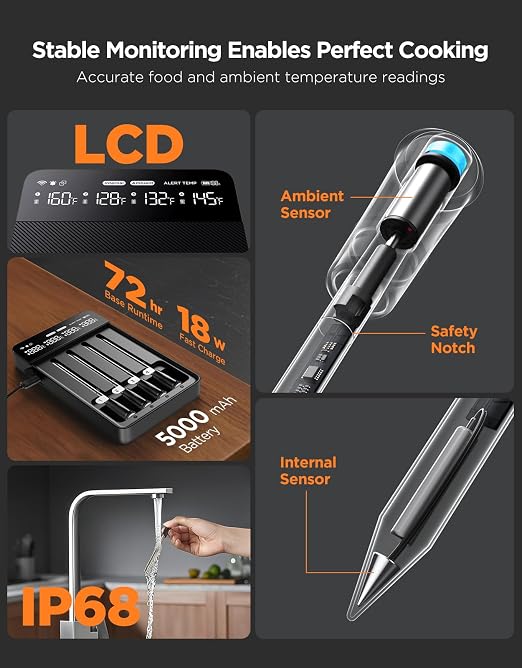 GoveeLife Bluetooth Wireless Meat Thermometer - Image 3