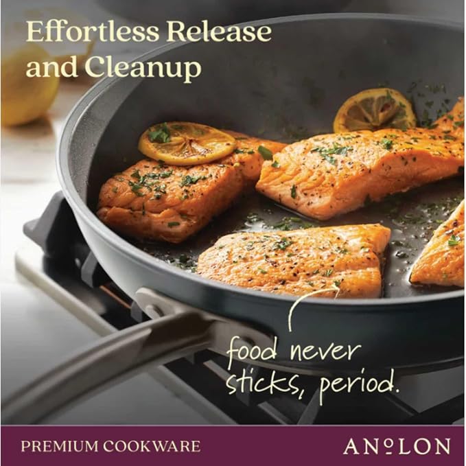 Anolon Accolade Forged Hard Anodized Nonstick Wok / Stir Fry Pan - Image 3