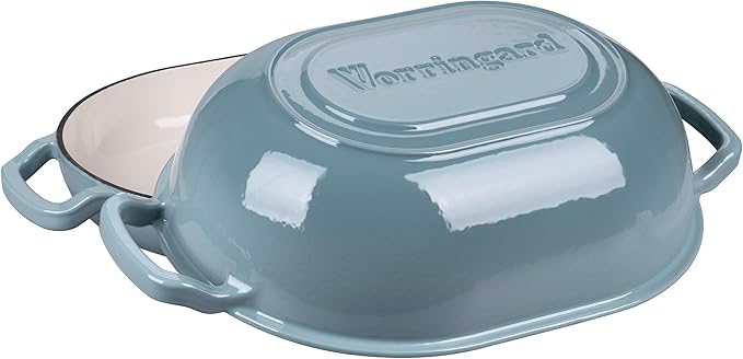 VORRINGARD Enameled Cast Iron Sourdough Bread Oven, Dutch Oven, Loaf Cast Iron - Image 4