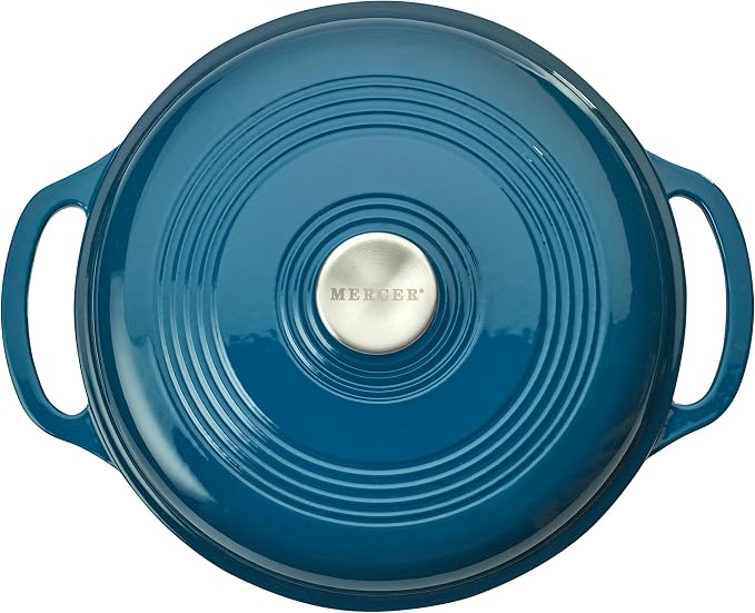 Mercer Culinary Enameled Cast Iron Round Dutch Oven, 6 qt. - Image 3