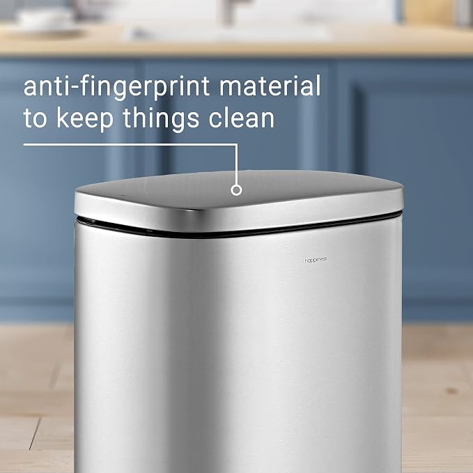 happimess HPM1011A Curtis 8-Gallon Step-Open Trash Can - Image 9