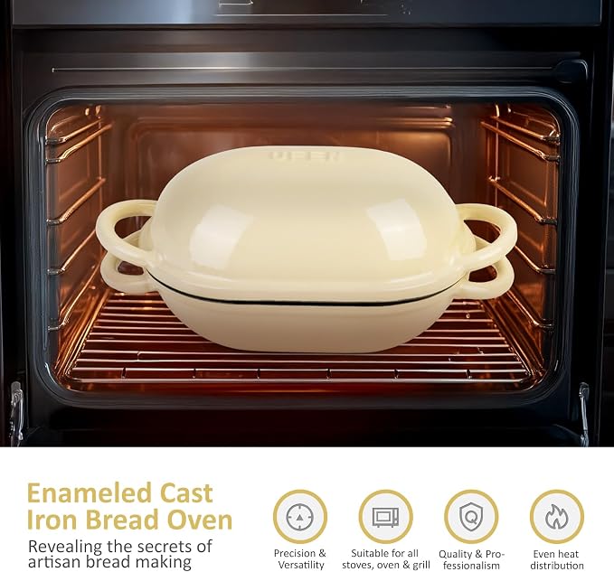 Dutch Oven for Bread Baking – Premium Cast Iron Pot - Image 3