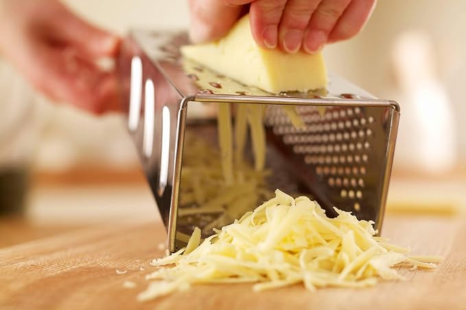 Norpro 4-Sided Stainless Steel Grater 8.25" Tall - Image 4