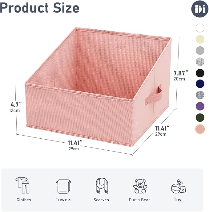 DIMJ Closet Storage Bins 10 Pack - Image 5