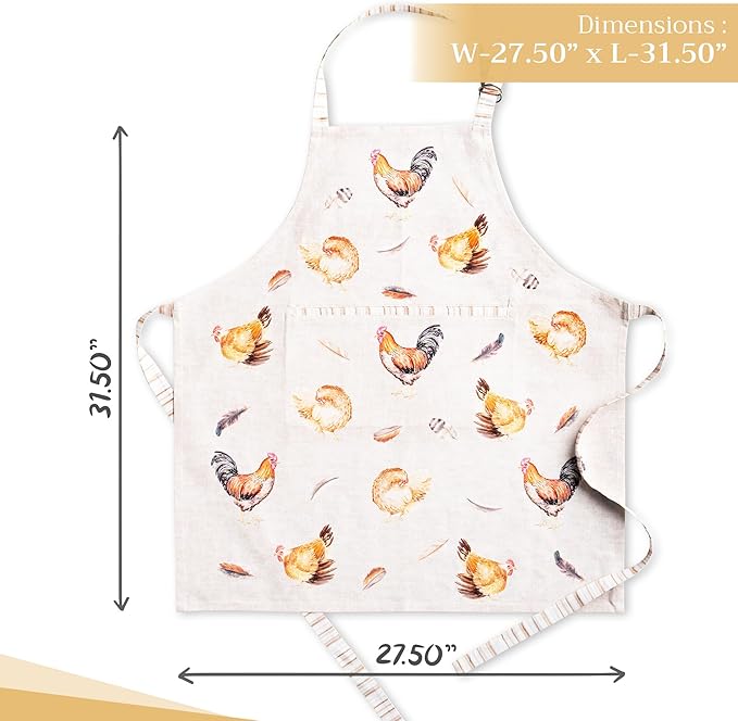 Maison d' Hermine 100% Cotton Apron - Image 4