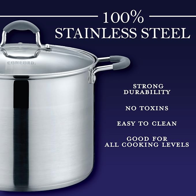 CONCORD Stainless Steel Stock Pot - Image 3