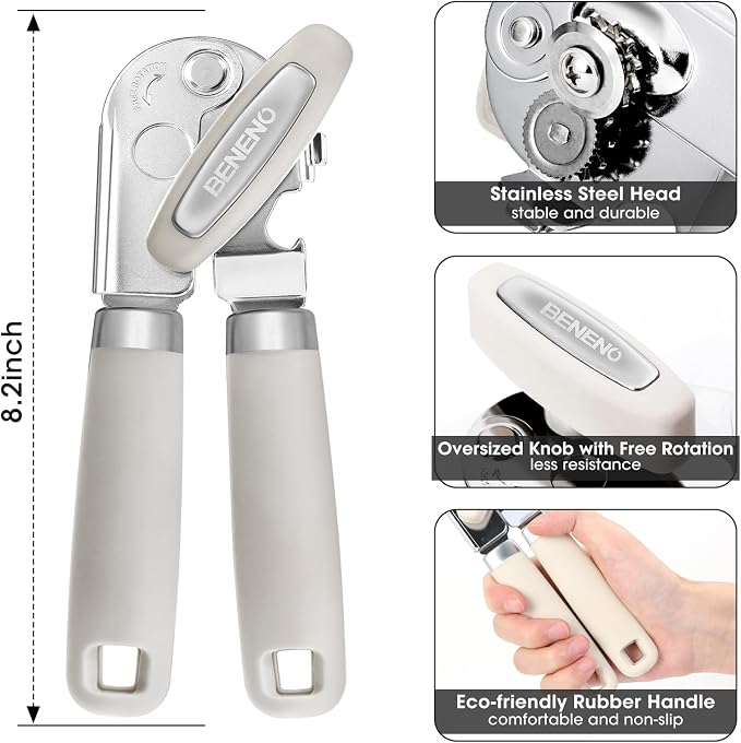 Beneno Heavy Duty Hand Can Opener Manual - Image 2