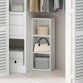 Furinno Reed Closet Organizers and Storage, 3-Tier Closet Organizer, Open Shelf by Furinno-FitsYourSpaceFitsYourBudget