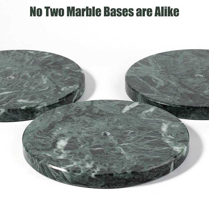 Koville Italian Natural Marble Paper Towel Holder Countertop, Genuine Stone - Image 4