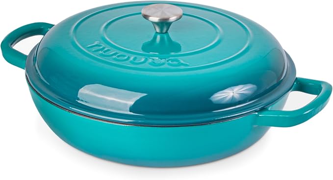 Shallow Cast Iron Casserole by Nuovva