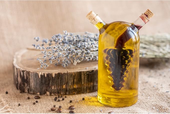 Fox Run 7050 Run Grape Motif Oil and Vinegar Cruet Dispenser Bottle - Image 6