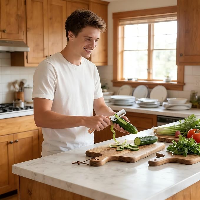 2-in-1 stainless steel vegetable peeler - Image 6