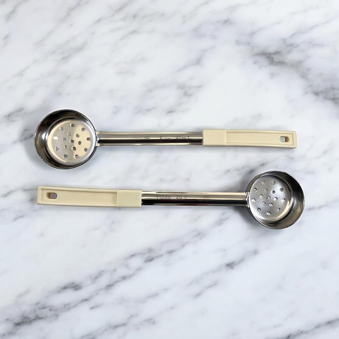 3 Ounce Slotted Stainless Steel Portion Control Ladle Spoon - Image 9