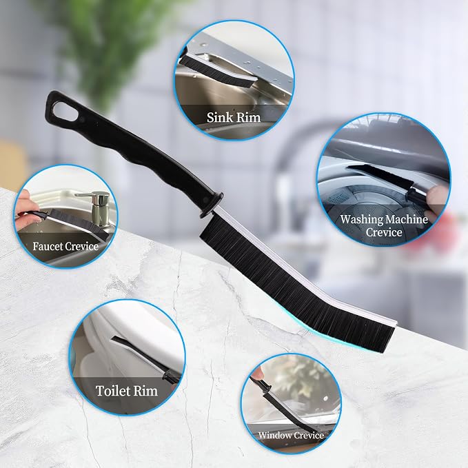 2 Pcs Crevice Cleaning Brush Hard Bristle Gap Brush Multifunctional - Image 4