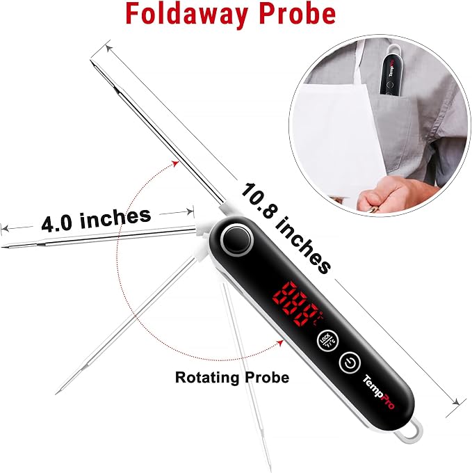 TempPro TP18 Instant Read Meat Thermometer Digital - Image 6