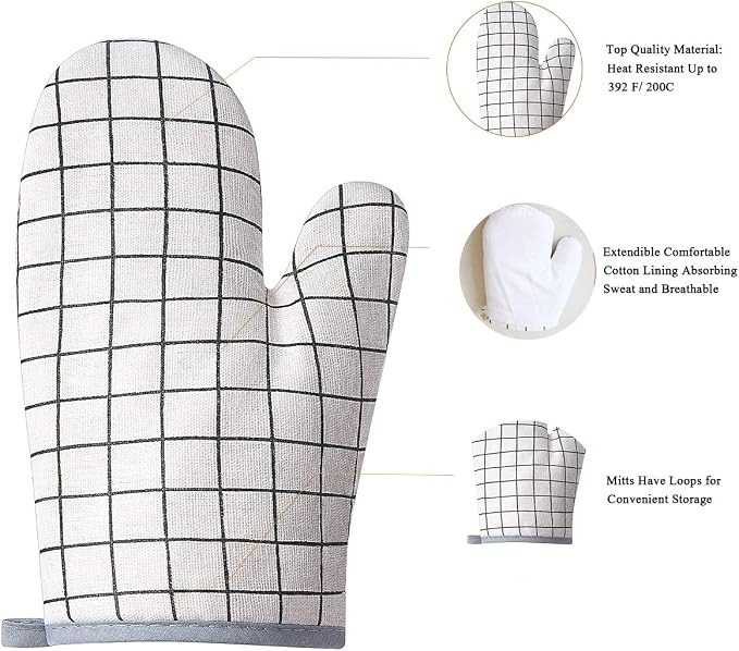 Oven Mitts and Potholders BBQ Gloves-Oven Mitts and Pot Holders - Image 2