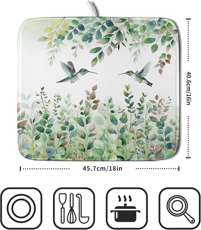 Giwawa Hummingbird Dish Drying Mat - Image 2