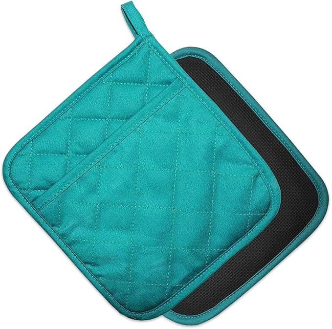 2Pcs Cotton and Neoprene Oven Pads Pot Holders by YEKOO