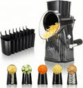 Upgrade Rotary Cheese Grater Shredder with Handle, Strong Suction