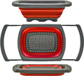 Qimh Colander Collapsible, Over The Sink Veggies/Fruit 6-Quart Strainers and by Qimh