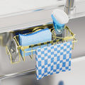 TAILI 4-in-1 Sink Caddy with Strong Suction Cup, Sponge Holder by TAILI
