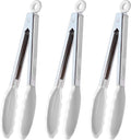HINMAY Silicone Kitchen Tongs 9-Inch Stainless Steel Basics Tongs by HINMAY