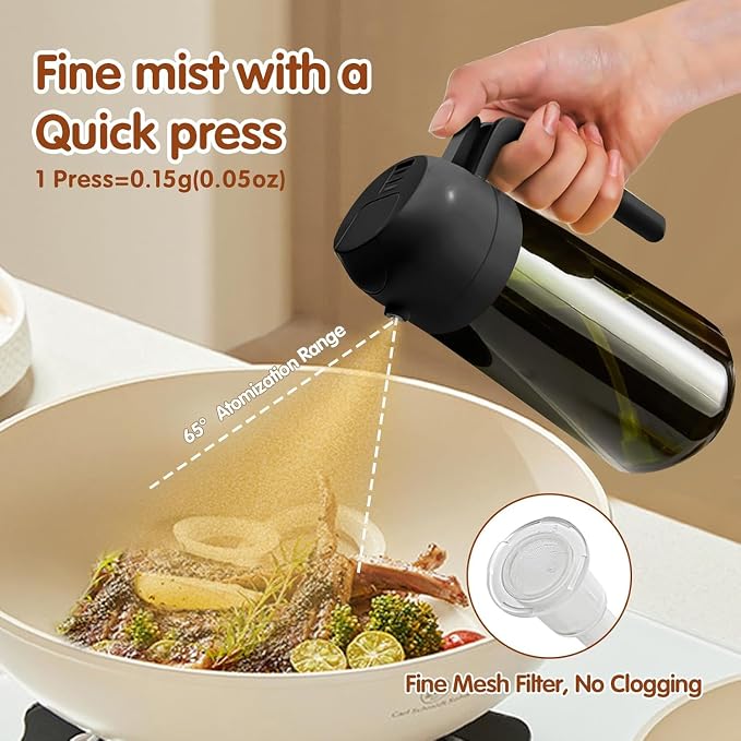 16oz/470ml Glass Olive Oil Sprayer - Image 5