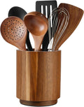 Linda's Essentials Acacia Wooden Utensil Holder by LindasEssentials