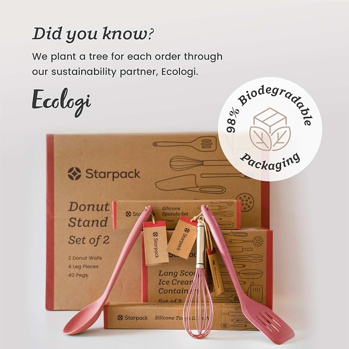 StarPack Premium Silicone Kitchen Tongs Set of 2 - Image 7