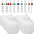 40 Pcs Pot Holder Bulk for Craft Set Including 16 White Pot Holders Oven Mitts by Unknown