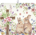 Easter Bunny Dish Drying Mat 16 x 18 Inch Rabbit Dish Drainer Rack Mat Colorful by Unknown
