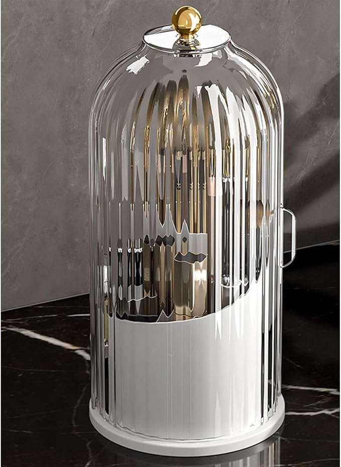360°Rotating Makeup Brushes holder by Skatx