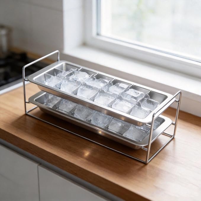 Stainless Steel Ice Cube Tray - Image 7
