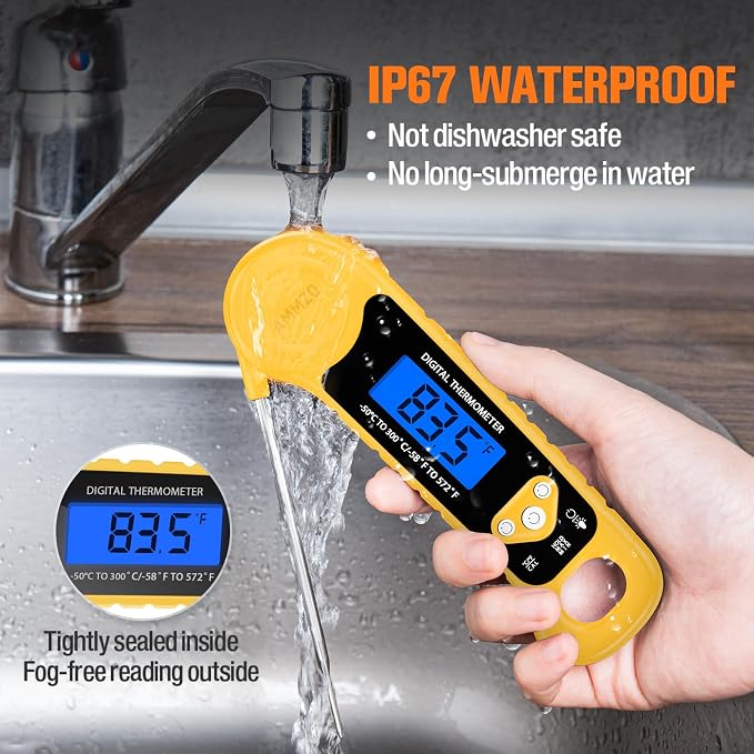 AMMZO Meat Thermometer Digital, Instant Read Food Thermometer - Image 3