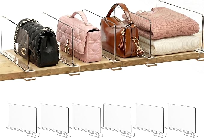 SortNStore Shelf Dividers Purse Organizer by SortNStore