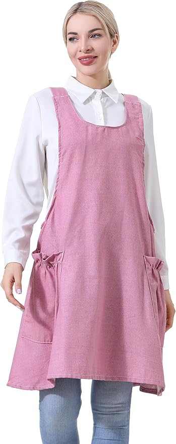 Cozy Adjustable Cross Back Aprons by APRONNER