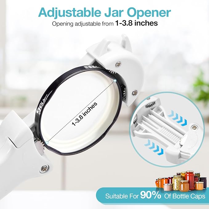 7-in-1 Jar Opener for Seniors – Magnetic adjustable Jar Opener & Bottle Opener - Image 3