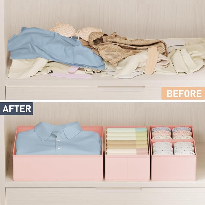 DIMJ Drawer Organizer Clothes Storage - Image 4