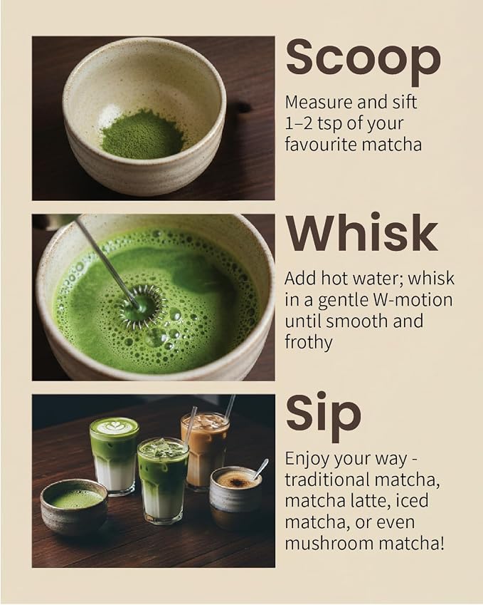 Elementi Matcha Whisk & Frother Set - Image 4