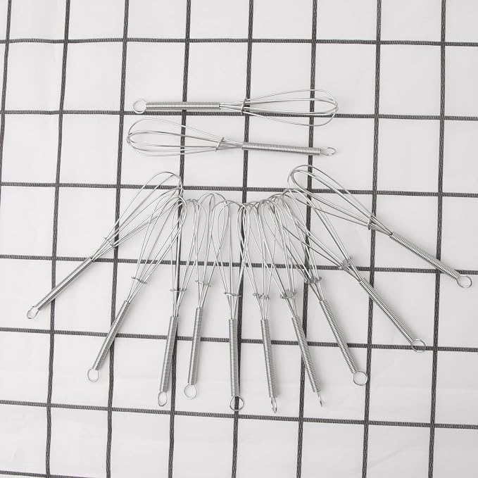 CHuangQi 5 Inch Endurance Stainless Steel Mini Whisk/Egg Beater - Image 5