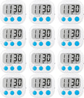 12 Pack Digital Kitchen Timers for Cooking Magnetic Timer for Cooking Loud by AOUCE