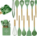 MYKUJA Silicone Cooking Utensils Set, Heat Resistant Kitchen Utensils Set by MYKUJA