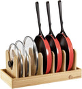 Housolution Bamboo Pot and Pan Organizer by Housolution