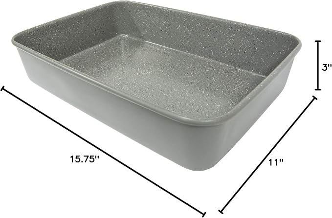 casaWare 15 x 10 x 3-Inch Ultimate Series Commercial Weight Ceramic Coated - Image 5
