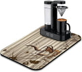 Fun Coffee Mat 19inx12in, Coffee Bar Mat by Kuyig+Home