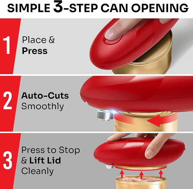 MUELLER HOME SmoothEdge Auto Can Opener Electric – Battery‑Operated - Image 4