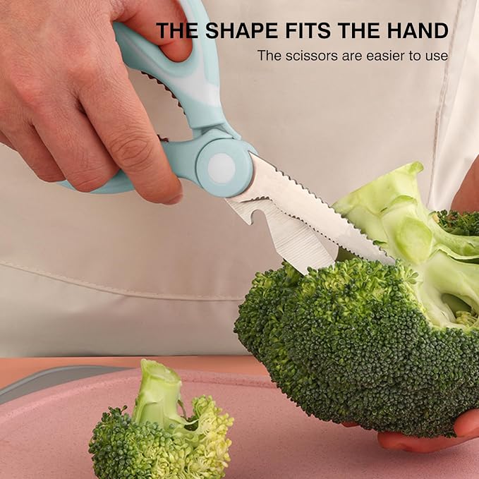 NileHome Kitchen Scissors, Stainless Steel Scissors All Purpose Heavy Duty - Image 3