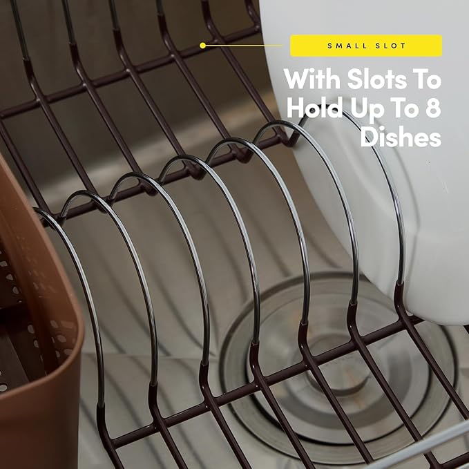 Dish Drying Rack & Cutlery Holder 2 Piece Set - Image 5