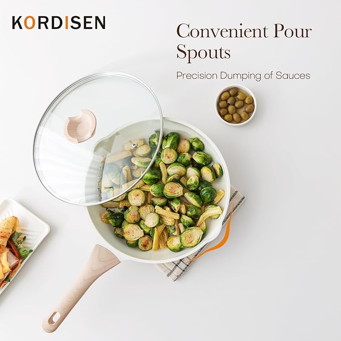 Kordisen Ceramic Nonstick Frying Pan Skillet Set - Image 9